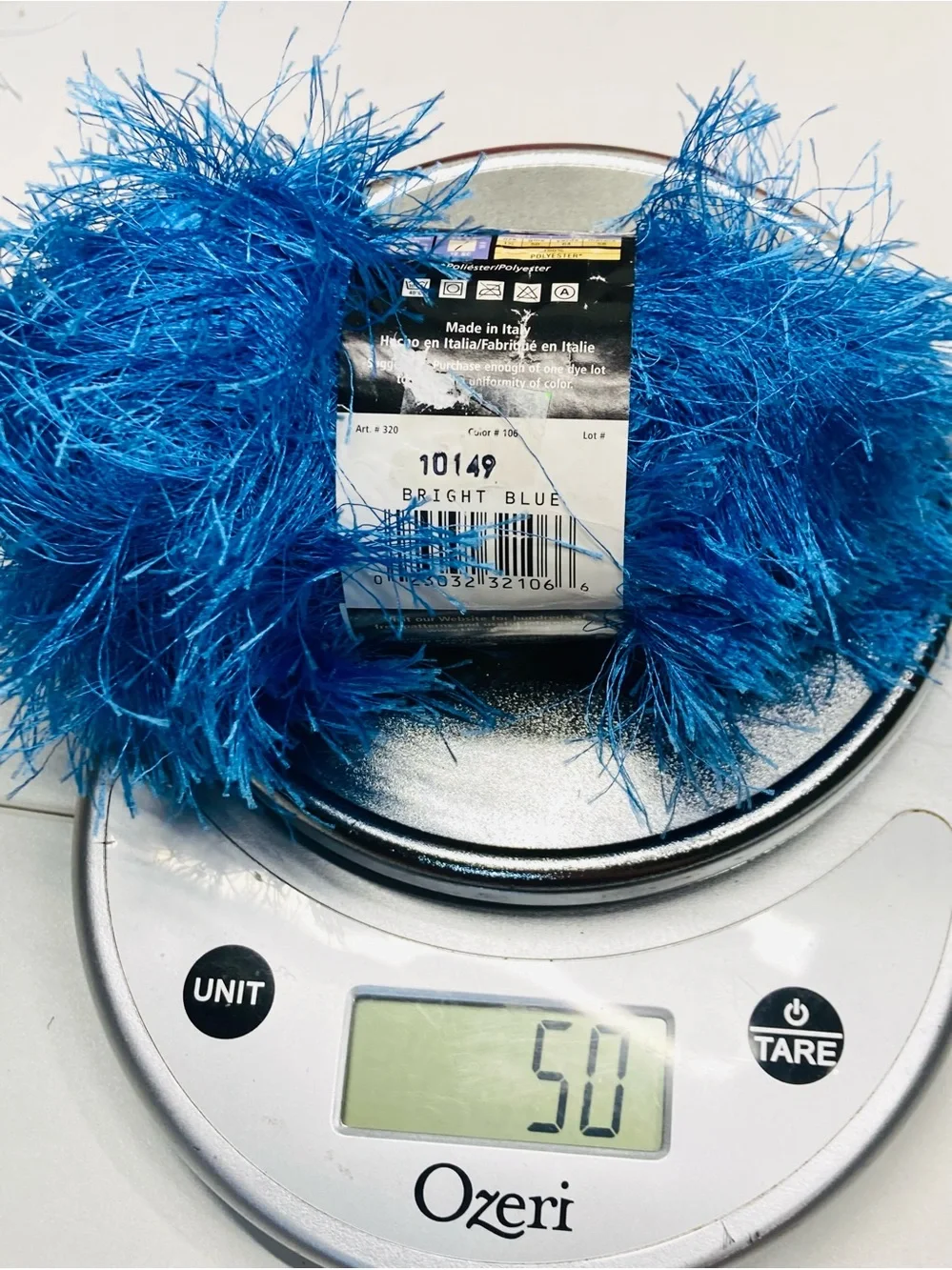 ~400g / 14.3oz 8 NWT Fun Fur Eyelash Yarn Bundle in Black, Hot Pink, Blue, Cream